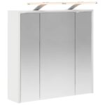 vidaXL Kúpeľňová zrkadlová skrinka Biela 63,5 x 16 x 62,5 cm – Obrázok 2