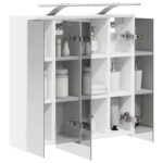 vidaXL Kúpeľňová zrkadlová skrinka Biela 63,5 x 16 x 62,5 cm – Obrázok 3