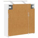 vidaXL Kúpeľňová zrkadlová skrinka Biela 63,5 x 16 x 62,5 cm – Obrázok 9