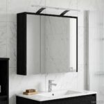 vidaXL Kúpeľňová zrkadlová skrinka Čierny dub 63,5 x 16 x 62,5 cm – Obrázok 4