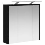 vidaXL Kúpeľňová zrkadlová skrinka Čierny dub 63,5 x 16 x 62,5 cm – Obrázok 5