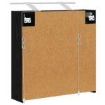 vidaXL Kúpeľňová zrkadlová skrinka Čierny dub 63,5 x 16 x 62,5 cm – Obrázok 9