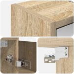 vidaXL Kúpeľňová zrkadlová skrinka Sonoma dub 63,5 x 16 x 62,5 cm – Obrázok 10