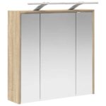 vidaXL Kúpeľňová zrkadlová skrinka Sonoma dub 63,5 x 16 x 62,5 cm – Obrázok 5