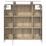 vidaXL Kúpeľňová zrkadlová skrinka Sonoma dub 63,5 x 16 x 62,5 cm – Obrázok 7