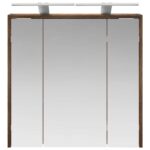 vidaXL Kúpeľňová zrkadlová skrinka Dymová dub 63,5 x 16 x 62,5 cm – Obrázok 6