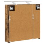 vidaXL Kúpeľňová zrkadlová skrinka Dymová dub 63,5 x 16 x 62,5 cm – Obrázok 9