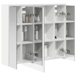 vidaXL Kúpeľňová zrkadlová skrinka Biela 73,5 x 16 x 62,5 cm – Obrázok 3