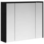 vidaXL Kúpeľňová zrkadlová skrinka Čierny dub 73,5 x 16 x 62,5 cm – Obrázok 2