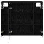 vidaXL Kúpeľňová zrkadlová skrinka Čierny dub 73,5 x 16 x 62,5 cm – Obrázok 6