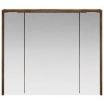 vidaXL Kúpeľňová zrkadlová skrinka Dymová dub 73,5 x 16 x 62,5 cm – Obrázok 5