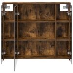 vidaXL Kúpeľňová zrkadlová skrinka Dymová dub 73,5 x 16 x 62,5 cm – Obrázok 6