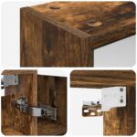 vidaXL Kúpeľňová zrkadlová skrinka Dymová dub 73,5 x 16 x 62,5 cm – Obrázok 9
