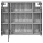vidaXL Kúpeľňová zrkadlová skrinka Sivý Sonoma 73,5 x 16 x 62,5 cm – Obrázok 6