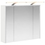 vidaXL Kúpeľňová zrkadlová skrinka Biela 73,5 x 16 x 62,5 cm – Obrázok 2