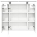 vidaXL Kúpeľňová zrkadlová skrinka Biela 73,5 x 16 x 62,5 cm – Obrázok 7