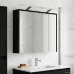 vidaXL Kúpeľňová zrkadlová skrinka Čierny dub 73,5 x 16 x 62,5 cm – Obrázok 4