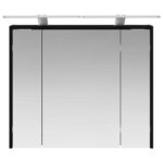 vidaXL Kúpeľňová zrkadlová skrinka Čierny dub 73,5 x 16 x 62,5 cm – Obrázok 6