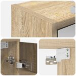 vidaXL Kúpeľňová zrkadlová skrinka Sonoma dub 73,5 x 16 x 62,5 cm – Obrázok 10