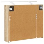 vidaXL Kúpeľňová zrkadlová skrinka Sonoma dub 73,5 x 16 x 62,5 cm – Obrázok 9