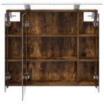 vidaXL Kúpeľňová zrkadlová skrinka Dymová dub 73,5 x 16 x 62,5 cm – Obrázok 7