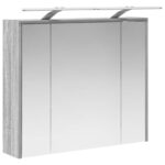 vidaXL Kúpeľňová zrkadlová skrinka Sivý Sonoma 73,5 x 16 x 62,5 cm – Obrázok 5