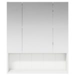 vidaXL Kúpeľňová zrkadlová skrinka s poličkou Biela 60 x 14.5 x 70 cm – Obrázok 5