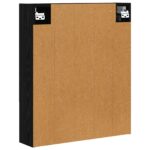 vidaXL Kúpeľňová zrkadlová skrinka Čierny dub 60 x 14.5 x 70 cm – Obrázok 8