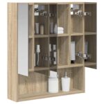 vidaXL Kúpeľňová zrkadlová skrinka Sonoma dub 60 x 14.5 x 70 cm – Obrázok 3
