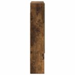 vidaXL Kúpeľňová zrkadlová skrinka Dymová dub 50 x 14,5 x 70 cm – Obrázok 7
