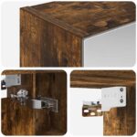 vidaXL Kúpeľňová zrkadlová skrinka Dymová dub 50 x 14,5 x 70 cm – Obrázok 9