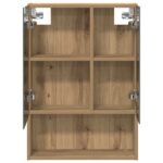 vidaXL Kúpeľňová zrkadlová skrinka Remeselnícky dub 50 x 14,5 x 70 cm – Obrázok 6
