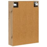 vidaXL Kúpeľňová zrkadlová skrinka Remeselnícky dub 50 x 14,5 x 70 cm – Obrázok 8