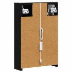 vidaXL Kúpeľňová zrkadlová skrinka Čierny dub 33 x 11,5 x 50 cm – Obrázok 9