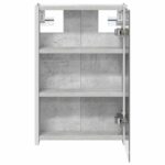 vidaXL Kúpeľňová zrkadlová skrinka Betónová šedá 33 x 11,5 x 50 cm – Obrázok 7