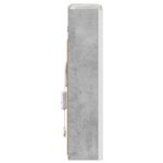 vidaXL Kúpeľňová zrkadlová skrinka Betónová šedá 33 x 11,5 x 50 cm – Obrázok 8