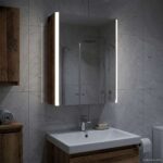 vidaXL Kúpeľňová zrkadlová skrinka Staré drevo 33 x 11,5 x 50 cm – Obrázok 4