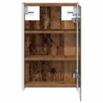 vidaXL Kúpeľňová zrkadlová skrinka Staré drevo 33 x 11,5 x 50 cm – Obrázok 7