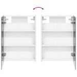 vidaXL Kúpeľňová zrkadlová skrinka Biela 43 x 11,5 x 60,5 cm – Obrázok 12