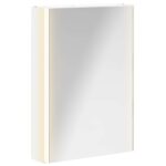 vidaXL Kúpeľňová zrkadlová skrinka Biela 43 x 11,5 x 60,5 cm – Obrázok 2