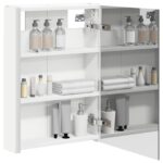 vidaXL Kúpeľňová zrkadlová skrinka Biela 43 x 11,5 x 60,5 cm – Obrázok 3