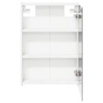 vidaXL Kúpeľňová zrkadlová skrinka Biela 43 x 11,5 x 60,5 cm – Obrázok 7