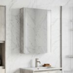 vidaXL Kúpeľňová zrkadlová skrinka Betónová šedá 43 x 11,5 x 60,5 cm – Obrázok 4
