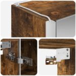 vidaXL Kúpeľňová zrkadlová skrinka Dymová dub 43 x 11,5 x 60,5 cm – Obrázok 10