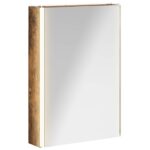 vidaXL Kúpeľňová zrkadlová skrinka Dymová dub 43 x 11,5 x 60,5 cm – Obrázok 2