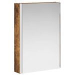 vidaXL Kúpeľňová zrkadlová skrinka Dymová dub 43 x 11,5 x 60,5 cm – Obrázok 5