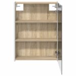vidaXL Kúpeľňová zrkadlová skrinka Sonoma dub 53,5 x 15,5 x 70 cm – Obrázok 7