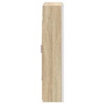 vidaXL Kúpeľňová zrkadlová skrinka Sonoma dub 53,5 x 15,5 x 70 cm – Obrázok 8