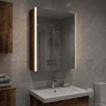 vidaXL Kúpeľňová zrkadlová skrinka Dymová dub 73.5 x 15.5 x 70 cm – Obrázok 4