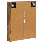 vidaXL Kúpeľňová zrkadlová skrinka Dymová dub 73.5 x 15.5 x 70 cm – Obrázok 9